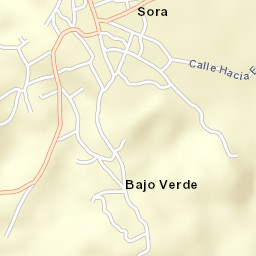 Sorá Street Map