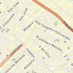 Municipio Barinas Street Map