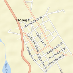Dolega District Street Map