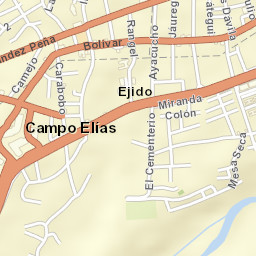 Ejido Street Map
