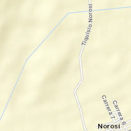 Norosí Street Map