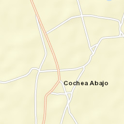 Cochea Abajo Street Map