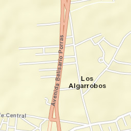 Los Algarrobos Street Map
