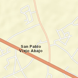 San Pablo Viejo Abajo Street Map
