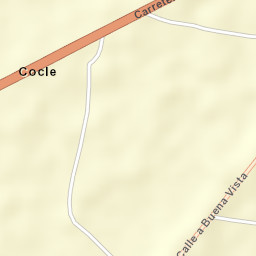 Coclé Street Map
