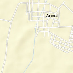 Arenal Street Map