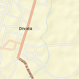 Divalá Street Map