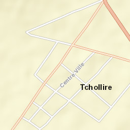 Tcholliré Street Map