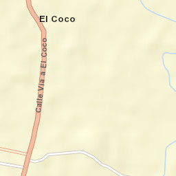 El Coco Street Map