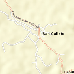 San Calixto Street Map