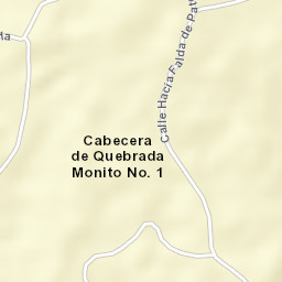 Camarón Arriba Street Map