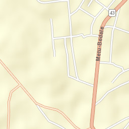 Metu Street Map