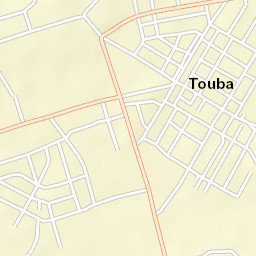 Touba Street Map