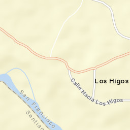 Los Higos Street Map