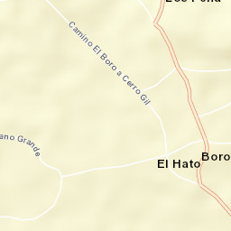 Boró Street Map