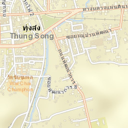 Thung Song Street Map