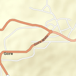 Gorē Street Map