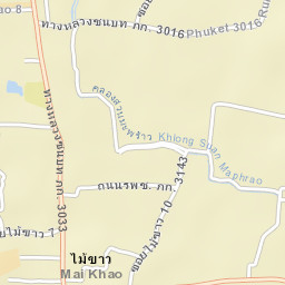 Ban Mai Khao Street Map