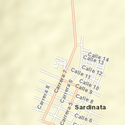 Sardinata Street Map