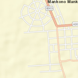 Mankono Street Map
