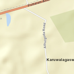 Puttalam District Street Map