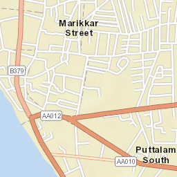 Puttalam Street Map