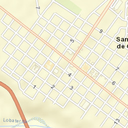 Colón Street Map