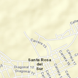 Santa Rosa del Sur Street Map