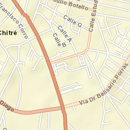 Chitré Street Map
