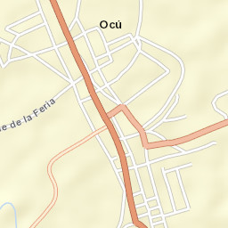 Ocú Street Map