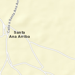 Santa Ana Arriba Street Map