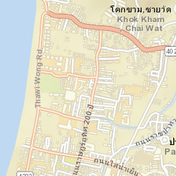 Patong Street Map