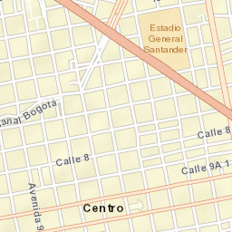 Cúcuta Street Map