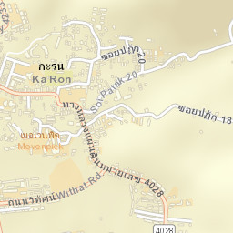 Ban Karon Street Map