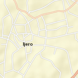 Ijero-Ekiti Street Map