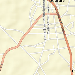Guararé Street Map