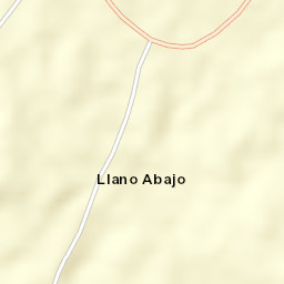 Llano Abajo Street Map