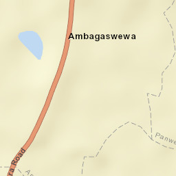 Kurunegala District Street Map