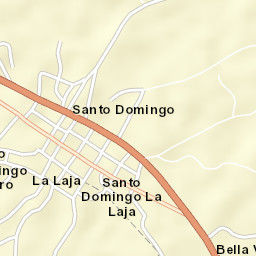 Santo Domingo Street Map