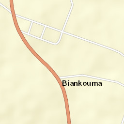 Biankouma Street Map