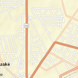 Bouaké Street Map
