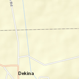 Dekina Street Map