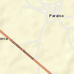 Paraíso Street Map