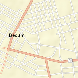 Béoumi Street Map