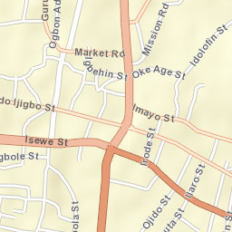 Ado-Ekiti Street Map