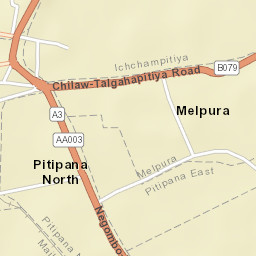 Chilaw Street Map