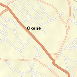 Okene Street Map
