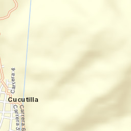 Cucutilla Street Map