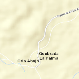 Oria Arriba Street Map