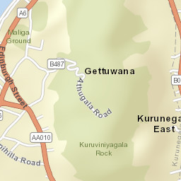 Kurunegala Street Map
